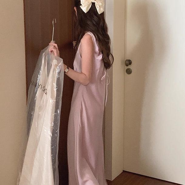 バックオープンリボンワンピース﻿ 6097-画像12-韓国ファッション通販POPREA［ポップリア］