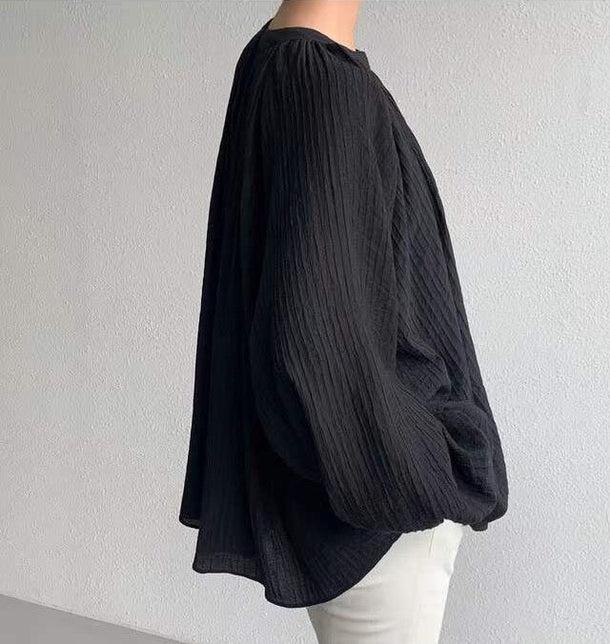 ギャザーボリュームスリーブシアーブラウス﻿﻿﻿ 5988-画像12-韓国ファッション通販POPREA［ポップリア］