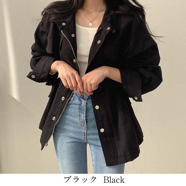 オーバーサイズウエストギャザーパーカー 6134-画像12-韓国ファッション通販POPREA［ポップリア］