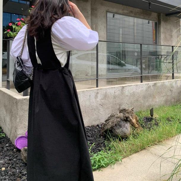 ウエストギャザージャンパースカート 6196-画像12-韓国ファッション通販POPREA［ポップリア］