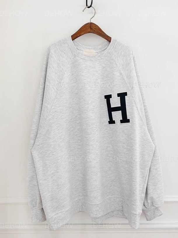 ラウンドネックプルオーバースエット 6500-画像12-韓国ファッション通販POPREA［ポップリア］