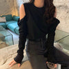 オープンショルダーロングTシャツ﻿﻿﻿﻿﻿ 6270-画像12-韓国ファッション通販POPREA［ポップリア］