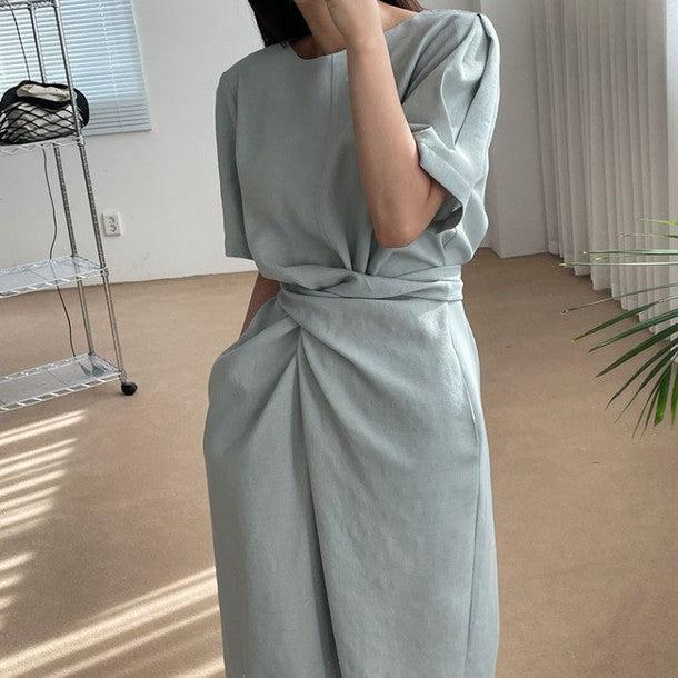 ウエストマークワンピース 6820-画像13-韓国ファッション通販POPREA［ポップリア］