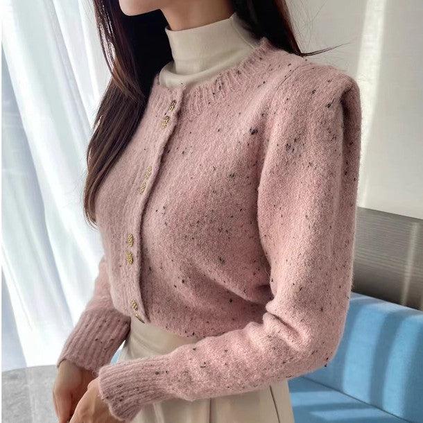 リブルニットカーディガン 6385-画像13-韓国ファッション通販POPREA［ポップリア］