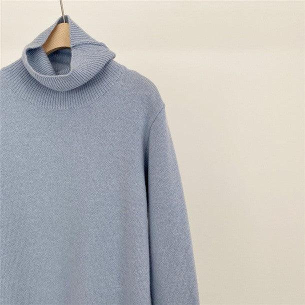 タートルネックロングニットワンピース 6319-画像13-韓国ファッション通販POPREA［ポップリア］