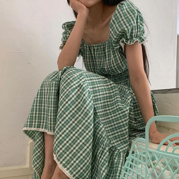 ギンガムチェック2wayワンピース﻿ 6808-画像13-韓国ファッション通販POPREA［ポップリア］