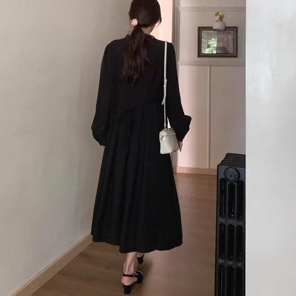 ロングスリーブAラインワンピース 6464-画像13-韓国ファッション通販POPREA［ポップリア］