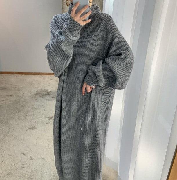 タートルネックニットロングワンピース 6315-画像13-韓国ファッション通販POPREA［ポップリア］