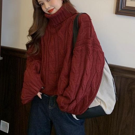 ケーブルタートルニット﻿﻿﻿﻿﻿﻿﻿ 6279-画像13-韓国ファッション通販POPREA［ポップリア］