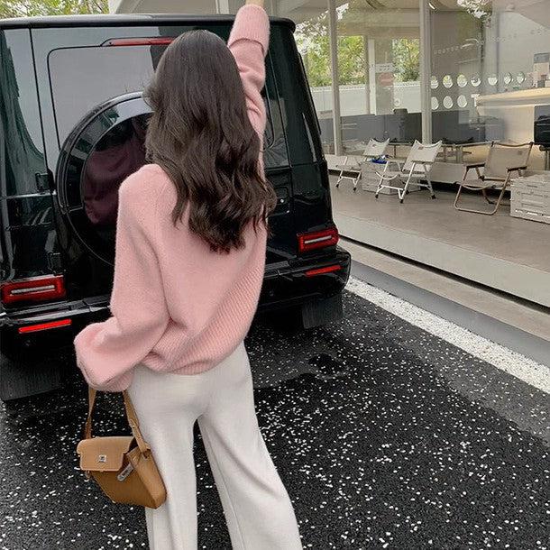 袖リブ折り返しニットプルオーバー﻿﻿﻿﻿﻿ 6265-画像13-韓国ファッション通販POPREA［ポップリア］