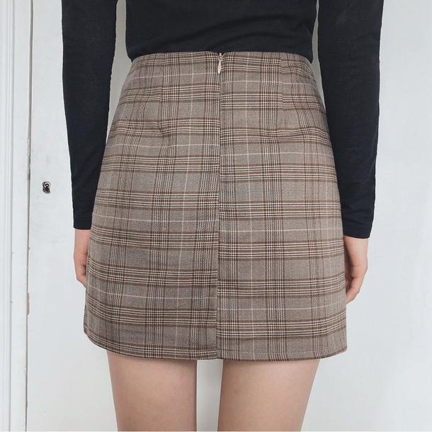 チェックミニツーピーススーツ 6366-画像13-韓国ファッション通販POPREA［ポップリア］