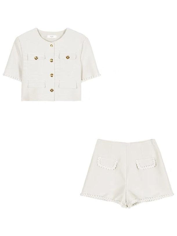 ゴールドボタンニットジャケット 6161-画像13-韓国ファッション通販POPREA［ポップリア］