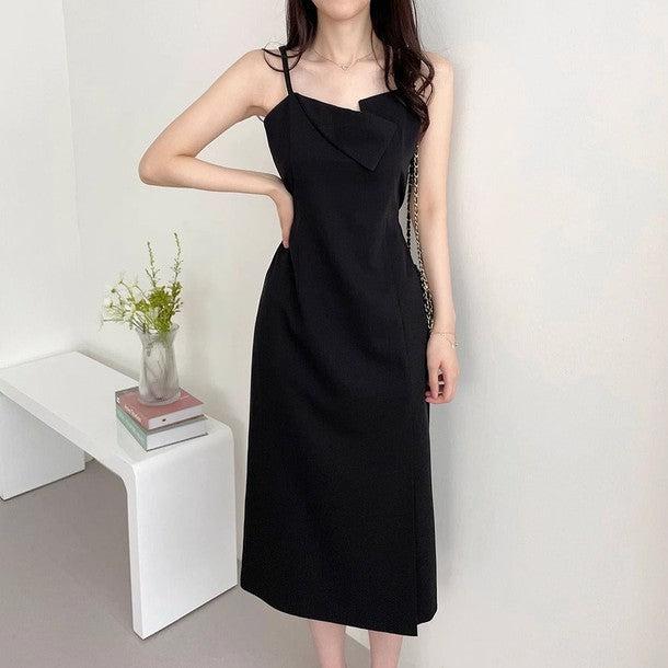 アンバランスネックビスチェワンピース﻿﻿ 6573-画像13-韓国ファッション通販POPREA［ポップリア］