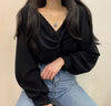 Vネックカシュクールブラウス 6480-画像14-韓国ファッション通販POPREA［ポップリア］