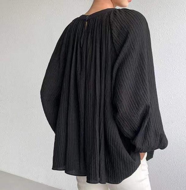 ギャザーボリュームスリーブシアーブラウス﻿﻿﻿ 5988-画像14-韓国ファッション通販POPREA［ポップリア］