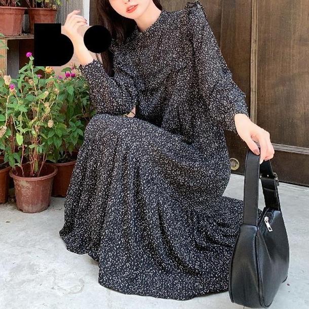 フレンチレトロフラワーワンピース 6679-画像14-韓国ファッション通販POPREA［ポップリア］