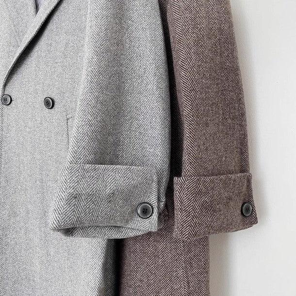ヘリンボーンチェスターコート 6311-画像14-韓国ファッション通販POPREA［ポップリア］