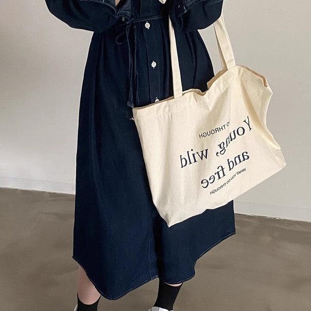 デニムリボンポケットロングワンピース 6472-画像14-韓国ファッション通販POPREA［ポップリア］