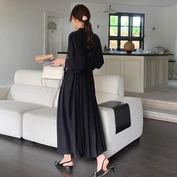 ロングスリーブAラインワンピース 6464-画像14-韓国ファッション通販POPREA［ポップリア］