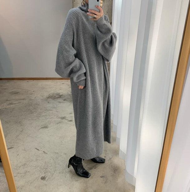 タートルネックニットロングワンピース 6315-画像14-韓国ファッション通販POPREA［ポップリア］