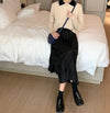変形ランダムプリーツロングスカート ﻿﻿ 6580-画像14-韓国ファッション通販POPREA［ポップリア］