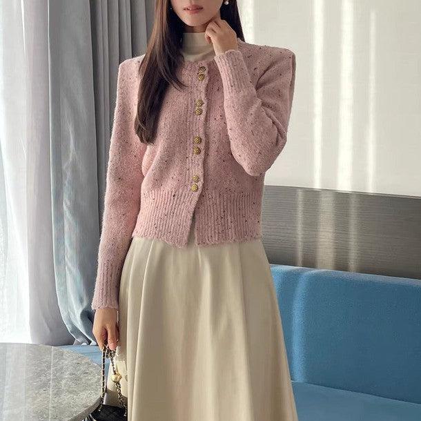 リブルニットカーディガン 6385-画像14-韓国ファッション通販POPREA［ポップリア］