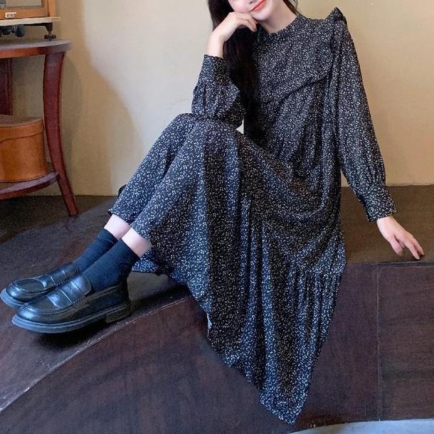 フレンチレトロフラワーワンピース 6679-画像15-韓国ファッション通販POPREA［ポップリア］