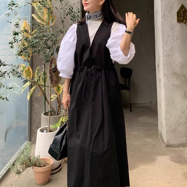 ウエストギャザージャンパースカート 6196-画像15-韓国ファッション通販POPREA［ポップリア］