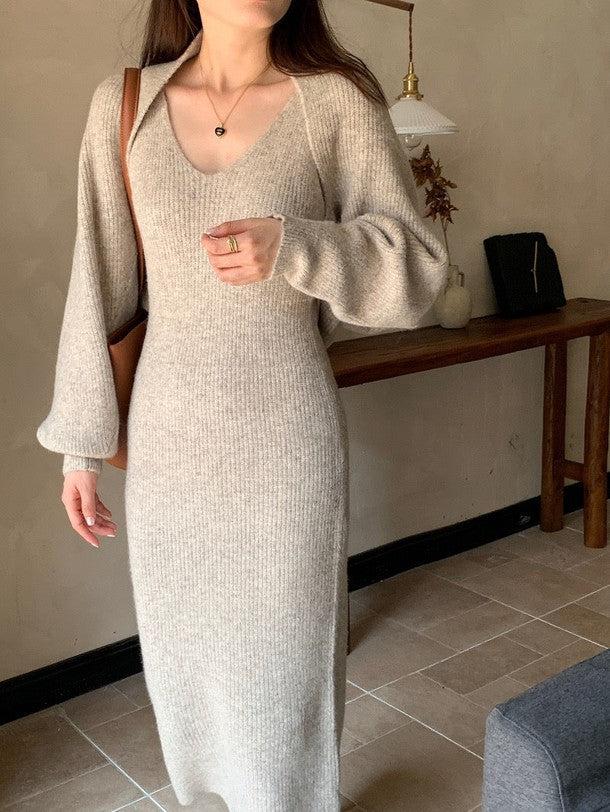 ニットボレロ＆キャミニットワンピース 6316-画像15-韓国ファッション通販POPREA［ポップリア］