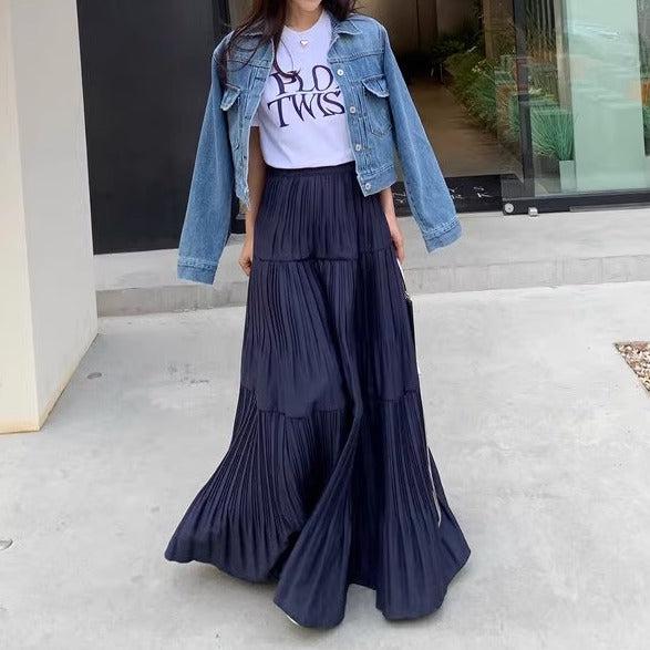 ティアードプリーツスカート 6555-画像15-韓国ファッション通販POPREA［ポップリア］