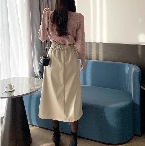 リブルニットカーディガン 6385-画像15-韓国ファッション通販POPREA［ポップリア］