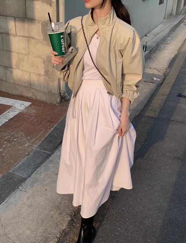 ショートライダーズジャケット 6462-画像15-韓国ファッション通販POPREA［ポップリア］