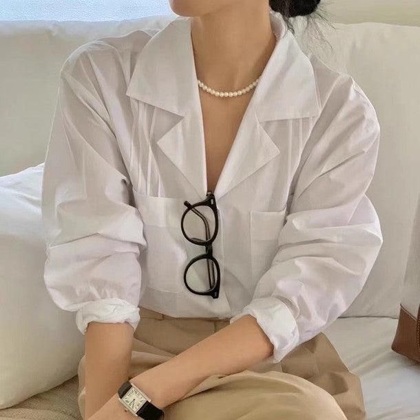 2ポケットフロントラインシャツ 6501-画像15-韓国ファッション通販POPREA［ポップリア］