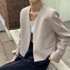 Vネックライトカラーショートジャケット 5921-画像16-韓国ファッション通販POPREA［ポップリア］