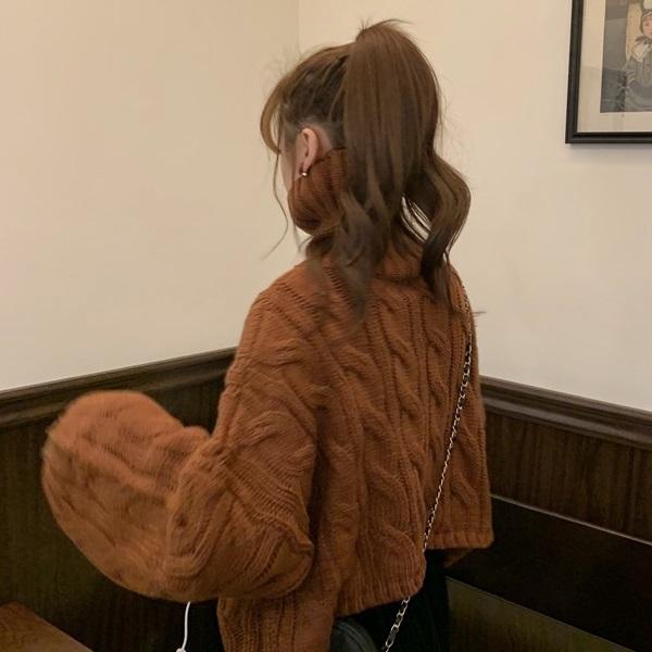 ケーブルタートルニット﻿﻿﻿﻿﻿﻿﻿ 6279-画像16-韓国ファッション通販POPREA［ポップリア］