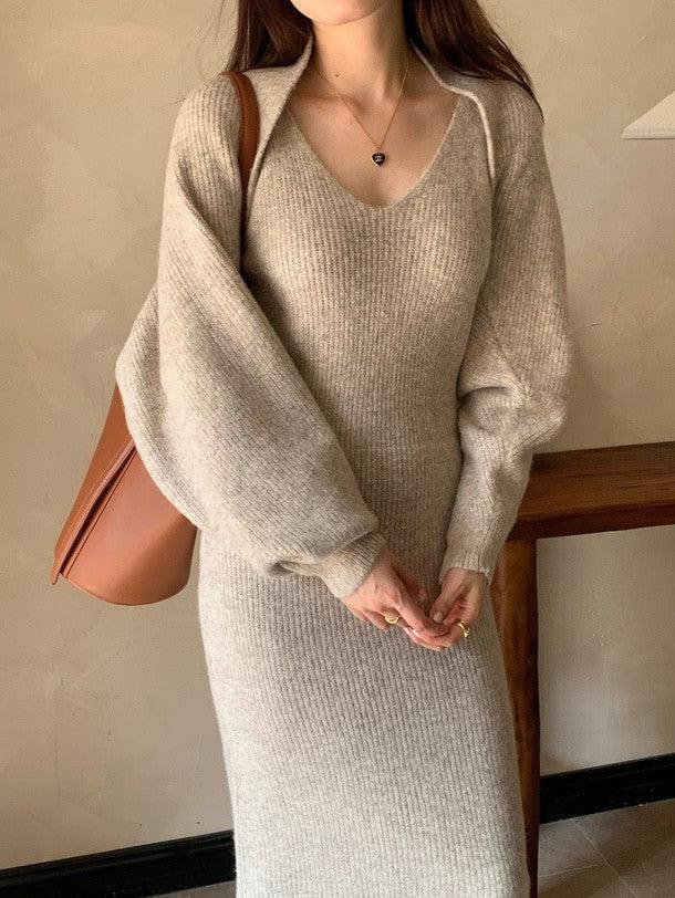 ニットボレロ＆キャミニットワンピース 6316-画像16-韓国ファッション通販POPREA［ポップリア］