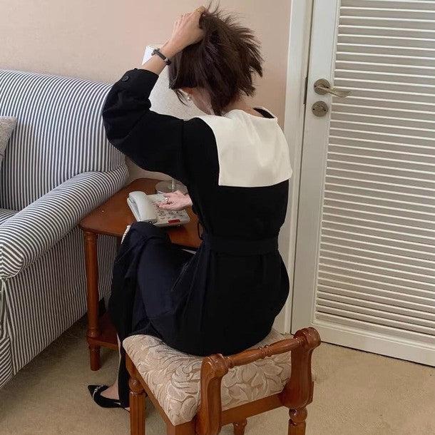 ビックカラーダブルブレストワンピース 6453-画像16-韓国ファッション通販POPREA［ポップリア］