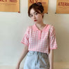 ブロックチェックバイカラーポロシャツ 6071-画像16-韓国ファッション通販POPREA［ポップリア］