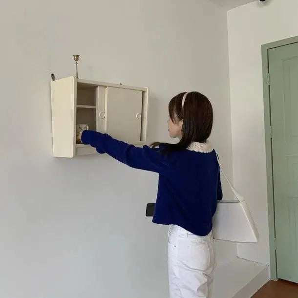 かぎ針フラワーボタンリブニット 6431-画像16-韓国ファッション通販POPREA［ポップリア］