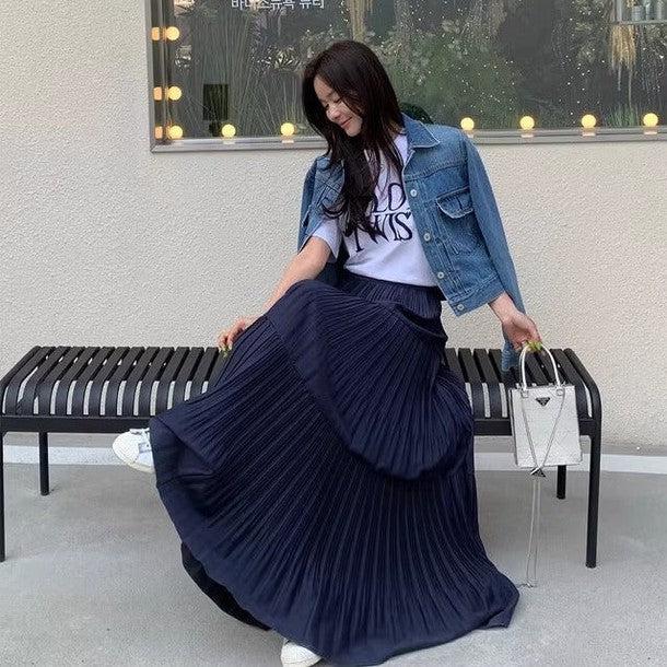 ティアードプリーツスカート 6555-画像16-韓国ファッション通販POPREA［ポップリア］