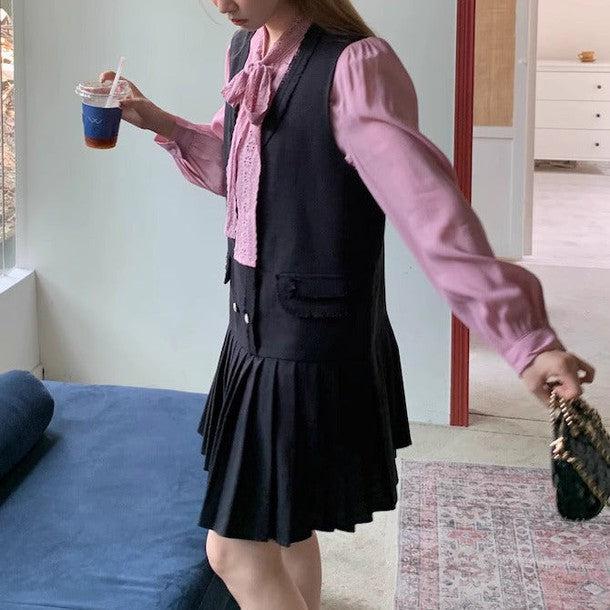 レースリボンフェミニンブラウス﻿ 6225-画像16-韓国ファッション通販POPREA［ポップリア］