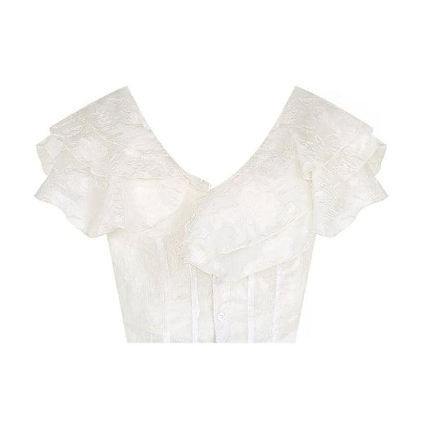 オフショルダーフリルブラウス 6074-画像17-韓国ファッション通販POPREA［ポップリア］