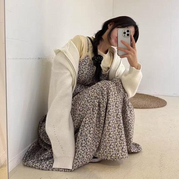 小花柄キャミソールワンピース﻿﻿ 6518-画像17-韓国ファッション通販POPREA［ポップリア］