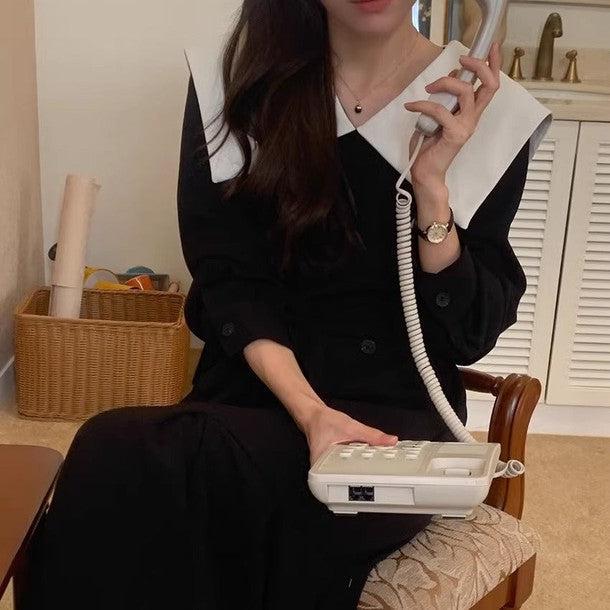 ビックカラーダブルブレストワンピース 6453-画像17-韓国ファッション通販POPREA［ポップリア］