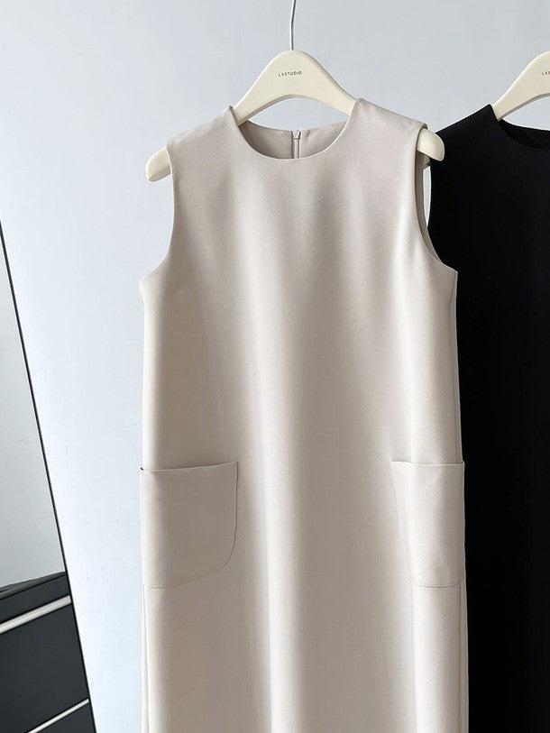 2ポケットノースリーブワンピース﻿﻿ 6810-画像17-韓国ファッション通販POPREA［ポップリア］