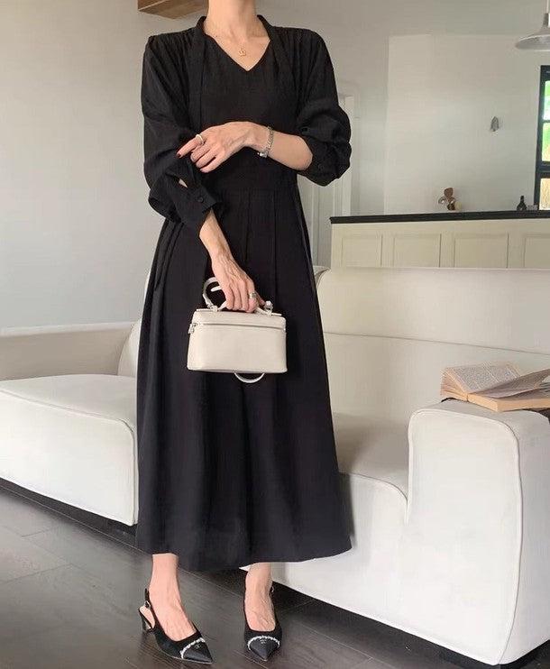 ロングスリーブAラインワンピース 6464-画像17-韓国ファッション通販POPREA［ポップリア］