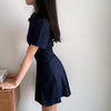 バックゴムハーフボタンデニムワンピース 5982-画像18-韓国ファッション通販POPREA［ポップリア］