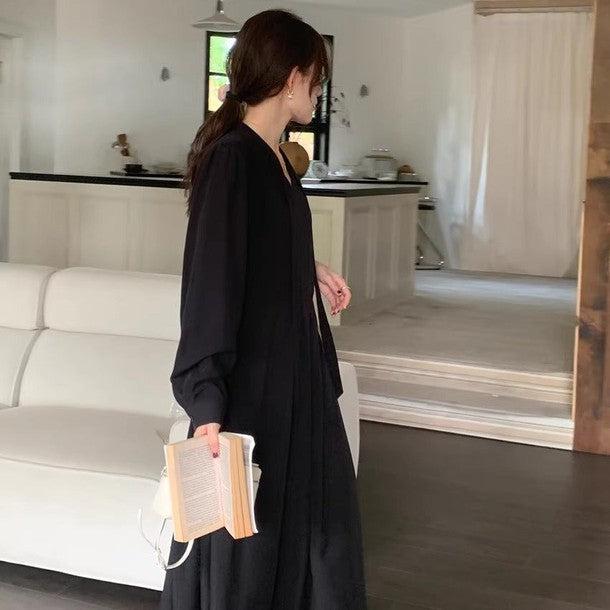 ロングスリーブAラインワンピース 6464-画像18-韓国ファッション通販POPREA［ポップリア］