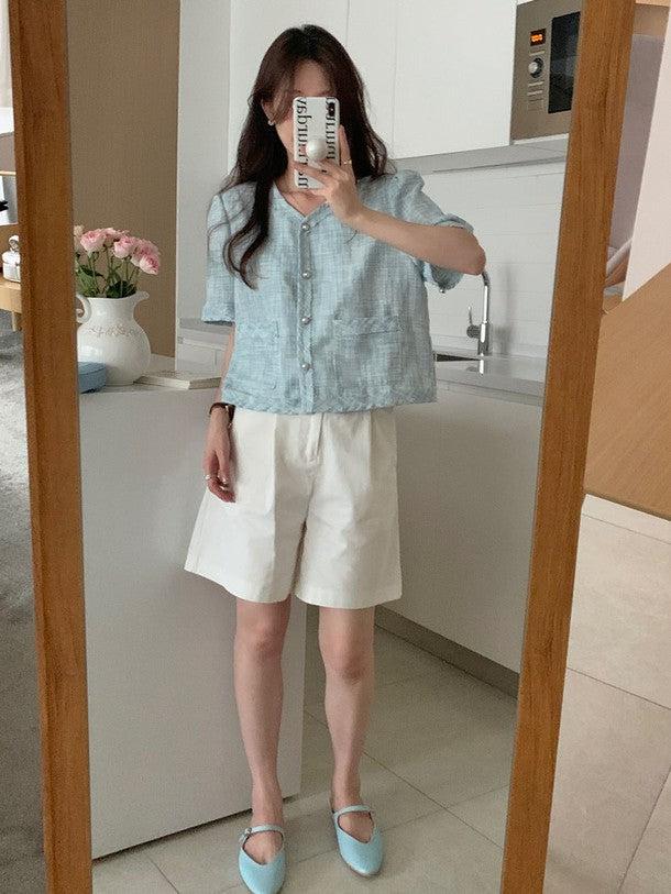 パールツイードサマージャケット﻿ 6765-画像18-韓国ファッション通販POPREA［ポップリア］