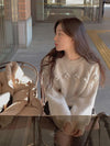 ラウンドネックボンボンフラワーニット 6377-画像18-韓国ファッション通販POPREA［ポップリア］